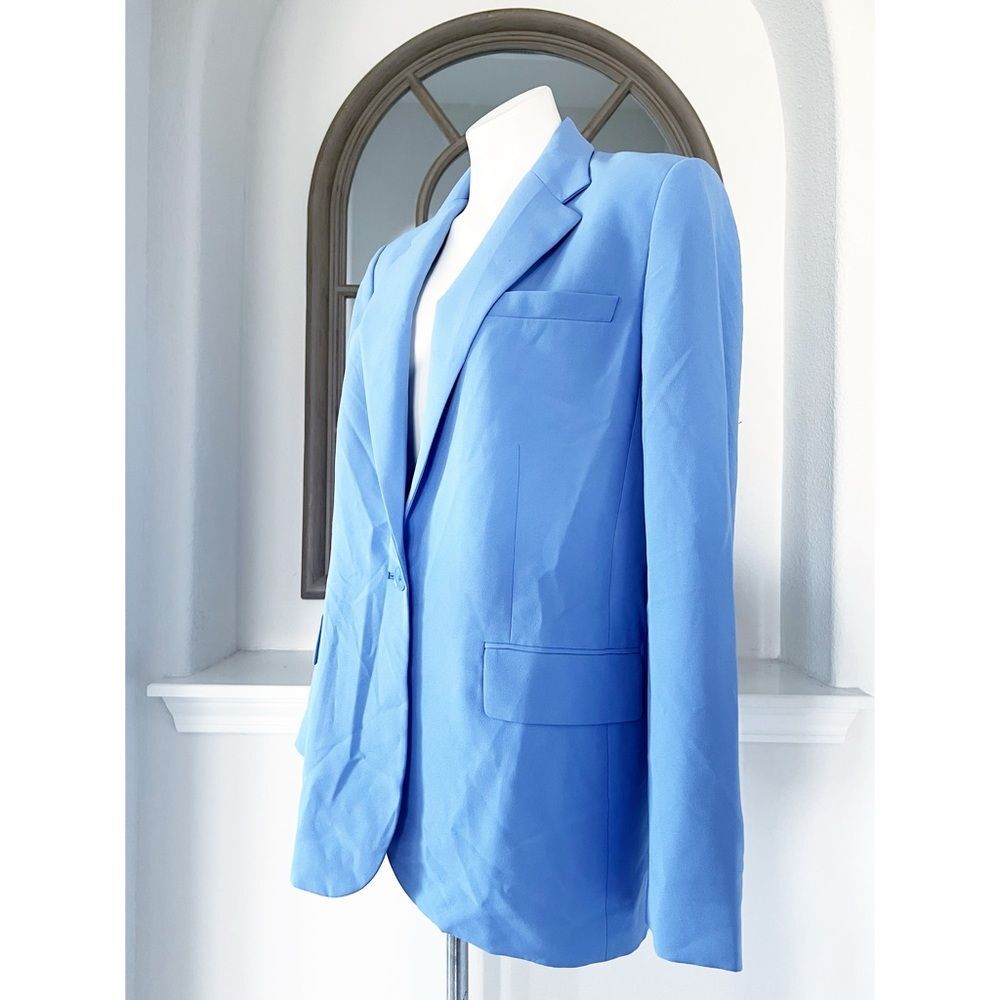 NEW Lauren Ralph Lauren Double-Faced Georgette Blazer, Size 14 New w/Tag $265 - Picture 7 of 13